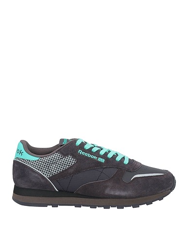 REEBOK Sneakers Charcoal Textile fibers, Leather