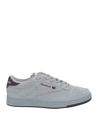REEBOK Sneakers Slate blue Leather, Textile fibres