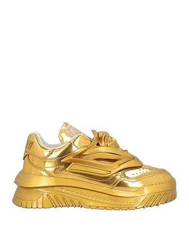 VERSACE Sneakers Gold Calfskin