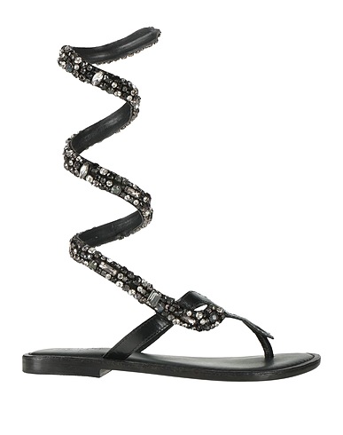 CB FUSION Flip flops Black Leather