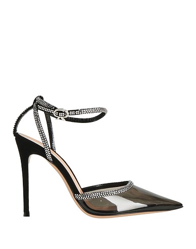 GIANVITO ROSSI Pump Black PVC - Polyvinyl chloride, Leather