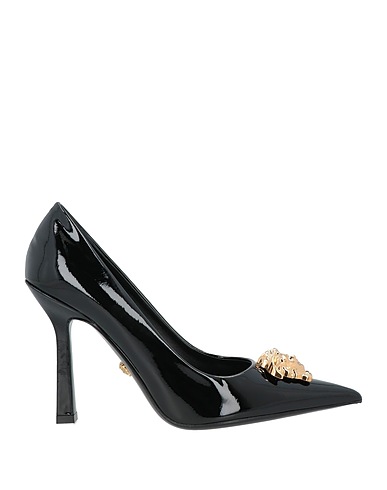 VERSACE Court Black Leather