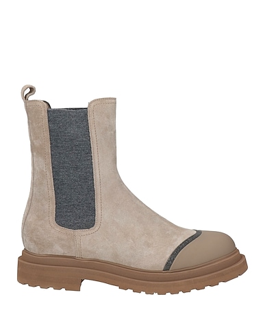 BRUNELLO CUCINELLI Ankle boot Taupe Leather