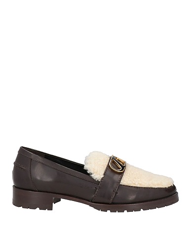 SKORPIOS Loafers Ivory Leather, Shearling