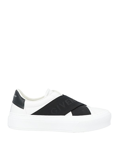GIVENCHY Sneakers White Calfskin, Textile fibers