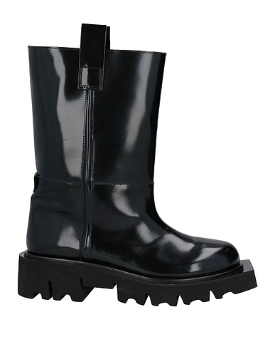 MSGM Stiefel Schwarz Leder