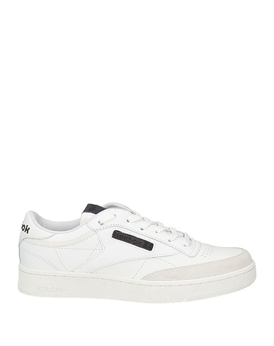 REEBOK Sneakers Weiß Leder, Gewebefasern