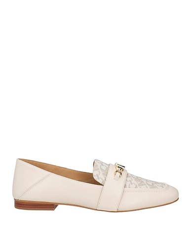MICHAEL MICHAEL KORS Mocassins Ivoire Cuir, PVC - Polychlorure de vinyle