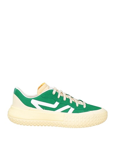 BRANDBLACK Sneakers Green Leather, Textile fibres