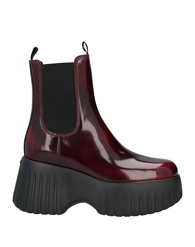 HOGAN Ankle boot Burgundy Leather