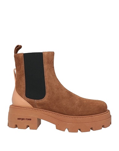 SERGIO ROSSI Stiefelette Kamel Vachette