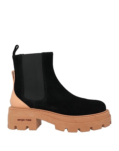 SERGIO ROSSI Stiefelette Schwarz Vachette