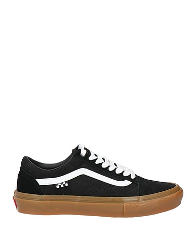 VANS Sneakers Black Leather, Textile fibers