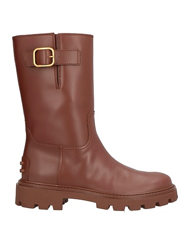 TOD'S Stivaletti Marrone Pelle