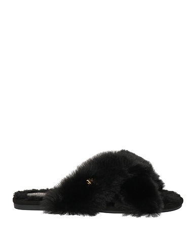 LAUREN RALPH LAUREN Sandals Black Textile fibres