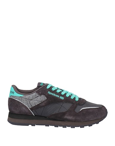 REEBOK Sneakers Charcoal Textile fibers, Leather