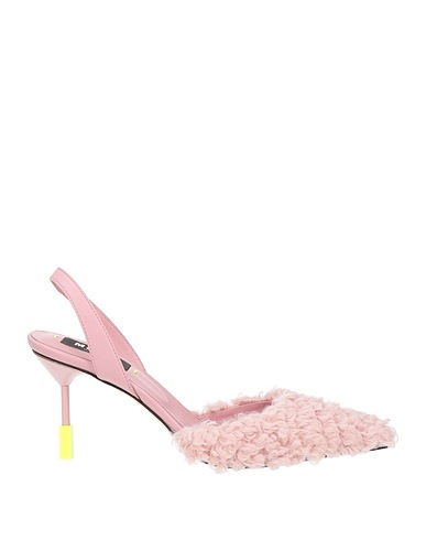 MSGM Court Pink Textile fibres, Leather