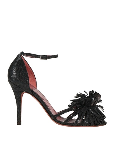 JEAN-MICHEL CAZABAT Sandali Nero Fibre tessili