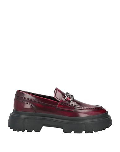 HOGAN Loafers Burgundy Leather