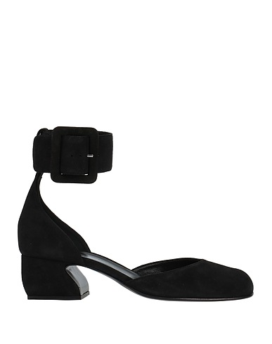 SI ROSSI by SERGIO ROSSI Court Black Leather
