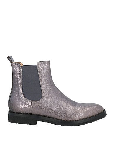 DEL CARLO Ankle boot Silver Leather
