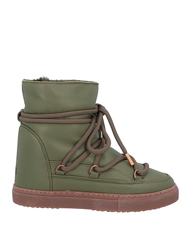 INUIKII Ankle boot Military green Leather