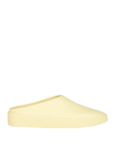 FEAR OF GOD Mules and clogs Pastel yellow Rubber