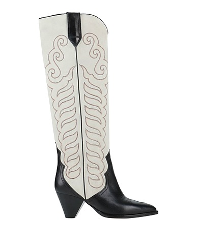 ISABEL MARANT Boots Black 75% Calfskin, 25% Cow leather