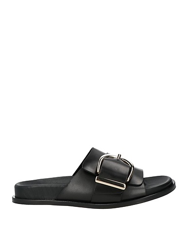GUGLIELMO ROTTA Sandalen Schwarz Leder