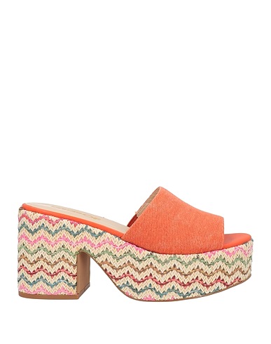 COLORS OF CALIFORNIA Sandals Orange Textile fibres