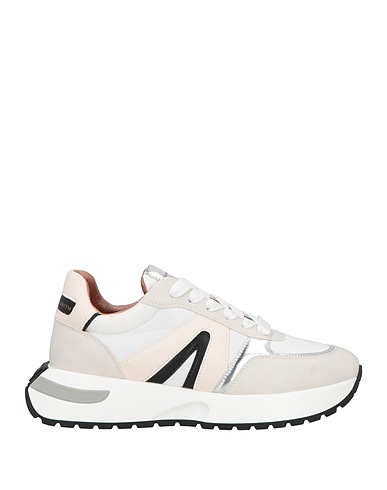 ALEXANDER SMITH Sneakers White Textile fibers