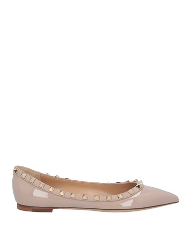 VALENTINO GARAVANI Ballet flats Taupe Leather