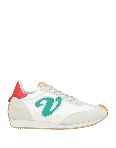 VALSPORT Sneakers Light grey Leather, Textile fibers
