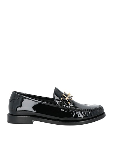 SAINT LAURENT Loafers Black Leather