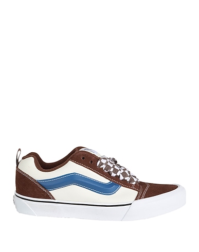 VANS Sneakers Knu Skool 
 Chocolate brown Leather, Textile fibers