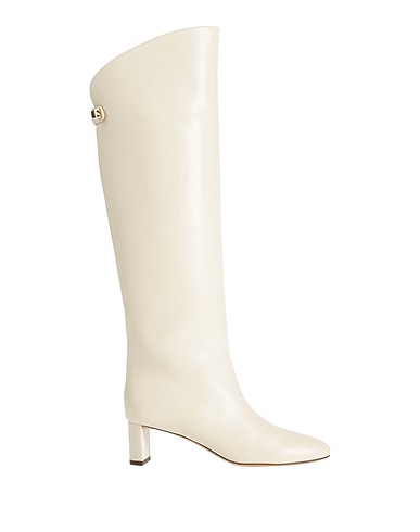 SKORPIOS Boots Cream Leather
