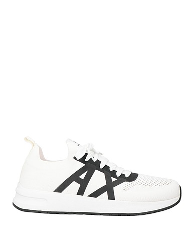 ARMANI EXCHANGE Sneakers Λευκό 100% Πολυεστέρας, Θερμοπλαστική πολυουρεθάνη