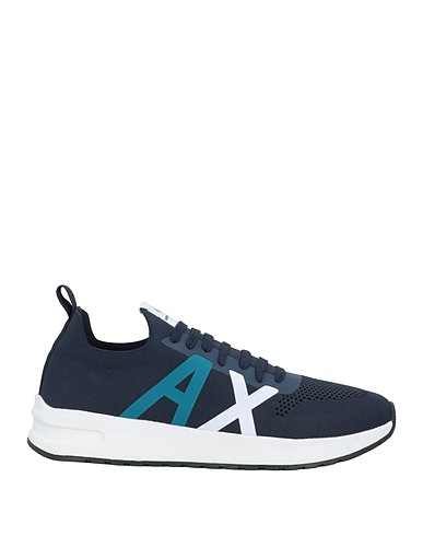 ARMANI EXCHANGE Sneakers Σκούρο μπλε της νύχτας 100% Πολυεστέρας, Θερμοπλαστική πολυουρεθάνη