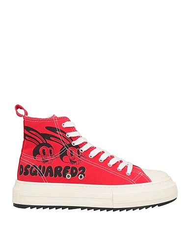 DSQUARED2 Sneakers Red Textile fibres