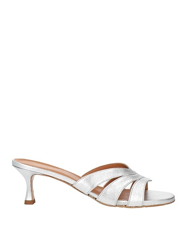GUGLIELMO ROTTA Sandalen Silber Leder