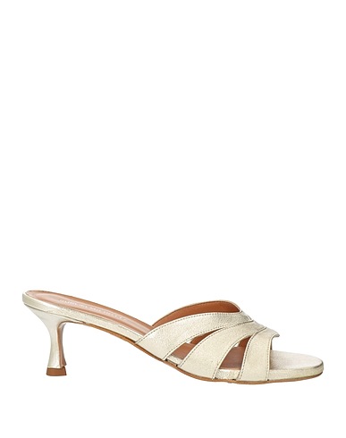 GUGLIELMO ROTTA Sandals Platinum Leather