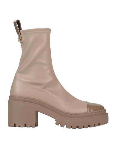 GIUSEPPE ZANOTTI Ankle boot Light brown Textile fibres