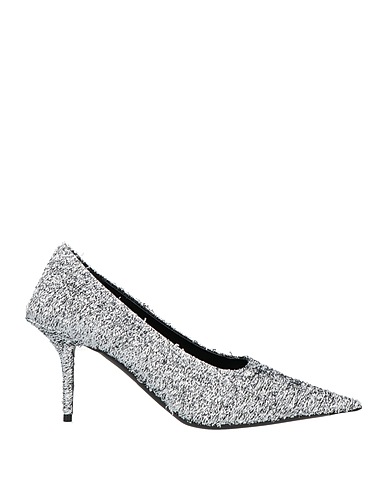 BALENCIAGA Pump Silver Textile fibers