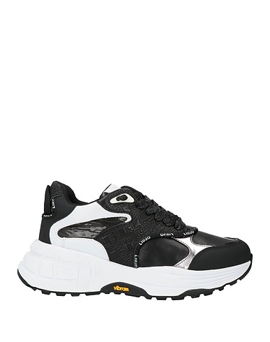 LIU •JO Sneakers Nero Fibre tessili, Pelle