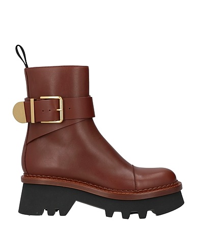 CHLOÉ Ankle boot Tan Leather