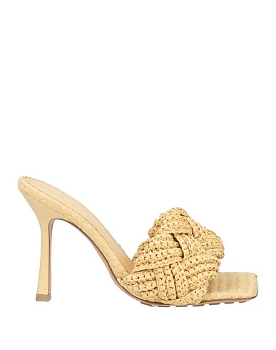 BOTTEGA VENETA Sandals Beige Textile fibres