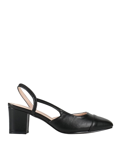 CHIARA FOSCARI Pumps Schwarz Gewebefasern