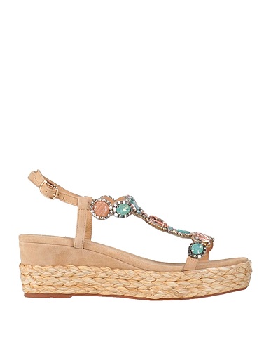 ALMA EN PENA. Espadrilles Sand Leather
