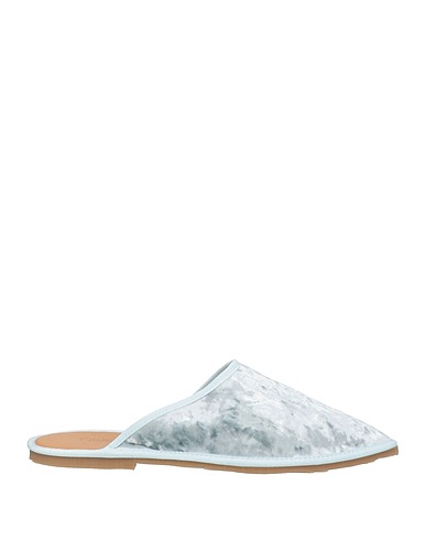 FOGLIETTI Mules and clogs Light grey Textile fibers