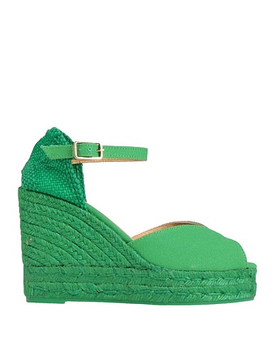 CASTAÑER Espadrilles Green Textile fibers